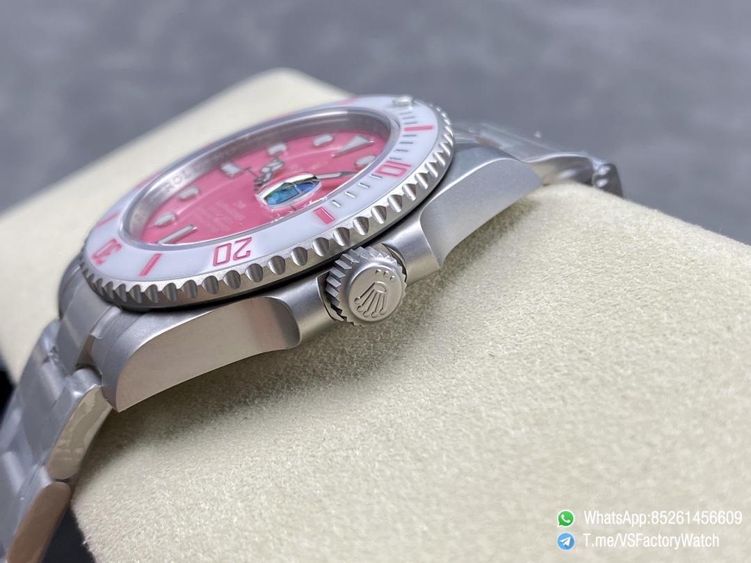 VSF Watches Submariner DIW Pink Dial White Ceramic Bezel Sandblasted Process on Stainless Steel Case and Bracelet DanDong 3135 Movement 16 VSF Watches Submariner DIW Pink Dial White Ceramic Bezel Sandblasted Process on Stainless Steel Case and Bracelet DanDong 3135 Movement 16