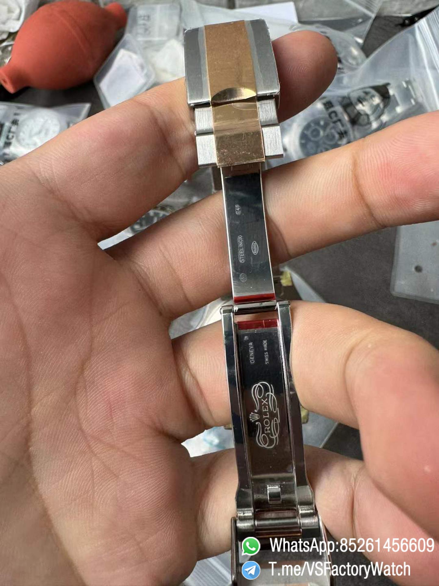 VSF Watches Yacht Master 126621 40mm Black Dial Rose Gold Bezel 904L Steel Case Rose Gold and Steel Bracelet DanDong 3235 Movement 07 VSF Watches Yacht Master 126621 40mm Black Dial Rose Gold Bezel 904L Steel Case Rose Gold and Steel Bracelet DanDong 3235 Movement 07