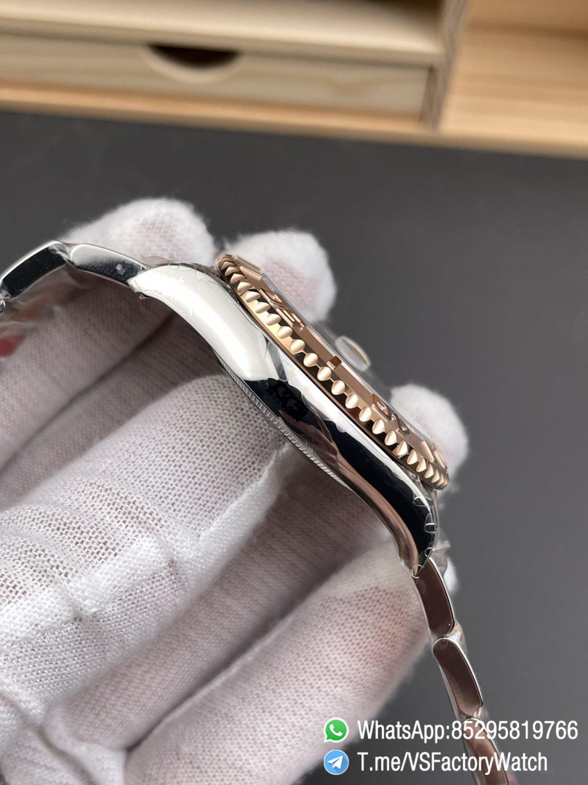 VSF Watches Yacht-Master 126621 40mm Brown Dial Rose Gold Bezel 904L ...