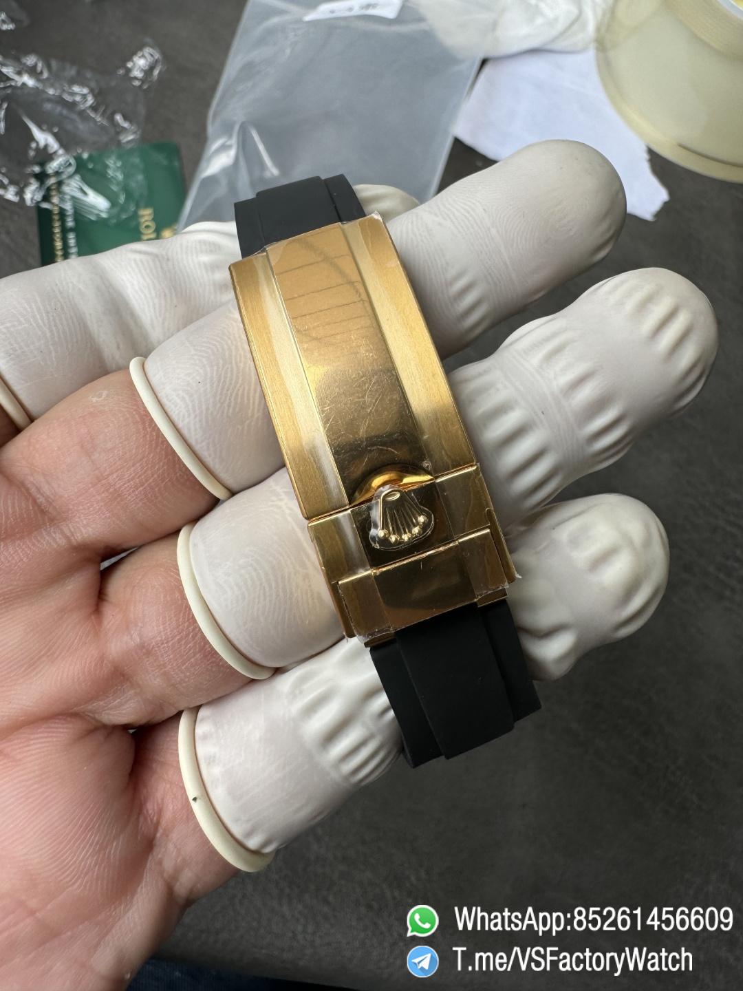 VSF Watches Yacht Master 42mm 226658 Black Dial Yellow Gold Case 3D Black Ceramic Bezel Black Oysterflex Strap DanDong 3235 Movement 07 VSF Watches Yacht Master 42mm 226658 Black Dial Yellow Gold Case 3D Black Ceramic Bezel Black Oysterflex Strap DanDong 3235 Movement 07