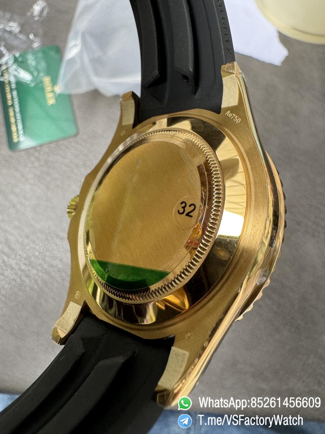VSF Watches Yacht Master 42mm 226658 Black Dial Yellow Gold Case 3D Black Ceramic Bezel Black Oysterflex Strap DanDong 3235 Movement 09 VSF Watches Yacht Master 42mm 226658 Black Dial Yellow Gold Case 3D Black Ceramic Bezel Black Oysterflex Strap DanDong 3235 Movement 09