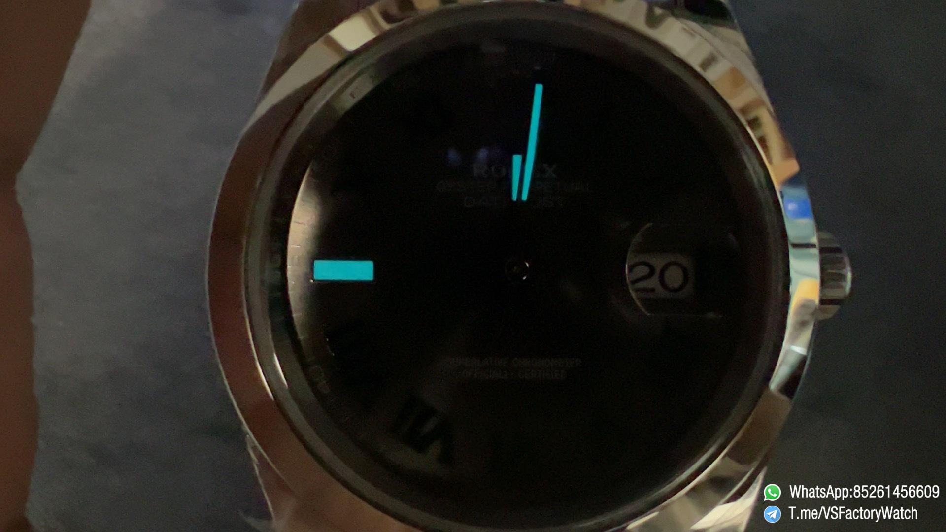 VSF DateJust 41 Wimbledon Ref 126300 0013 Slate Dail with Green Roma Hour Markers Smooth Bezel 904L Oyster Bracelet DanDong 3235 Movement 08 VSF DateJust 41 Wimbledon Ref 126300 0013 Slate Dail with Green Roma Hour Markers Smooth Bezel 904L Oyster Bracelet DanDong 3235 Movement 08