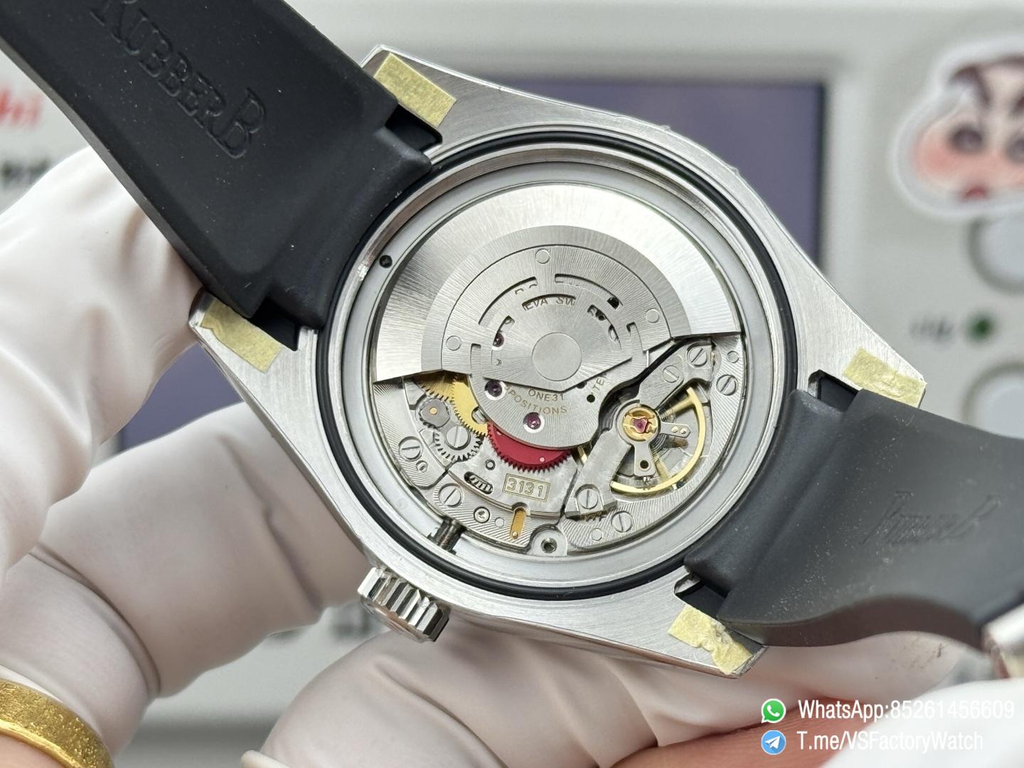 VSF Watch Milgauss 116400 Black Dial Lightning Second Hand Green Crystal Steel Case Smooth Bezel Black Rubber Strap VS3131 Movement 08 VSF Watch Milgauss 116400 Black Dial Lightning Second Hand Green Crystal Steel Case Smooth Bezel Black Rubber Strap VS3131 Movement 08