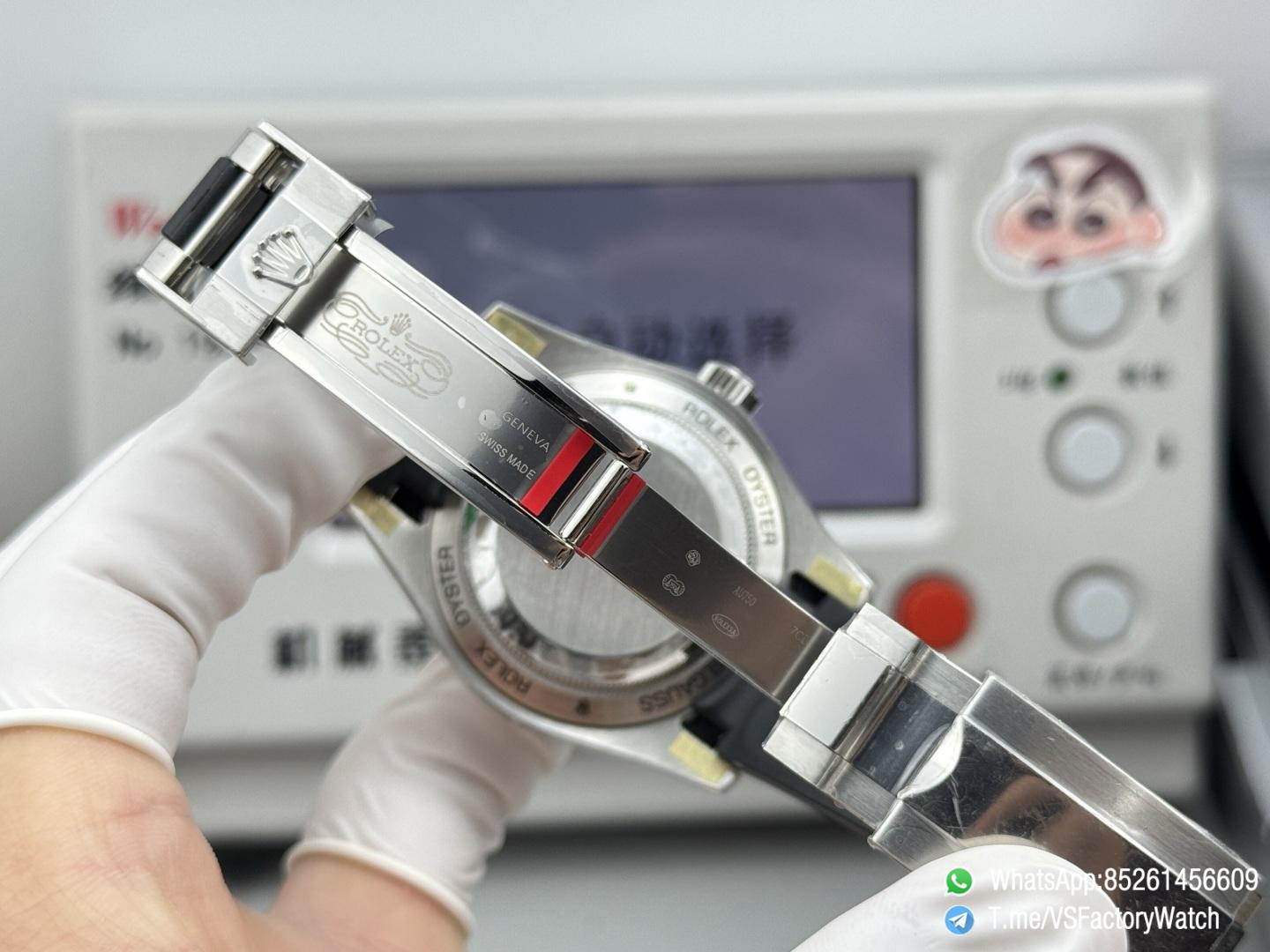 VSF Watch Milgauss 116400 Black Dial Orange Lightning Hand Steel Case Smooth Bezel Black Rubber Strap VS3131 Movement 09 VSF Watch Milgauss 116400 Black Dial Orange Lightning Hand Steel Case Smooth Bezel Black Rubber Strap VS3131 Movement 09