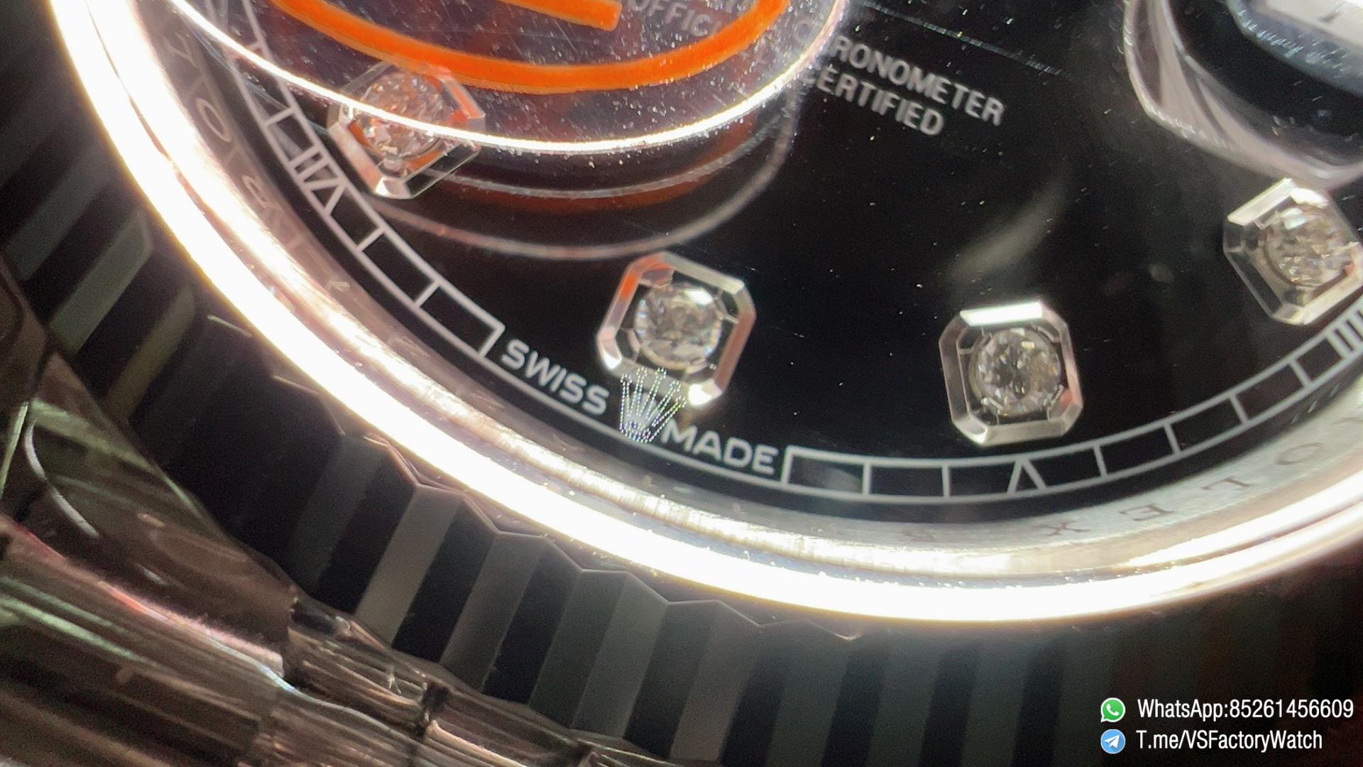 VSF DateJust 41 Ref. 126334 Black Dail with Diamonds Hour Markers 904L Stainless Steel Case and Jubilee Bracelet DanDong 3235 Movement 04 VSF DateJust 41 Ref. 126334 Black Dail with Diamonds Hour Markers 904L Stainless Steel Case and Jubilee Bracelet DanDong 3235 Movement 04