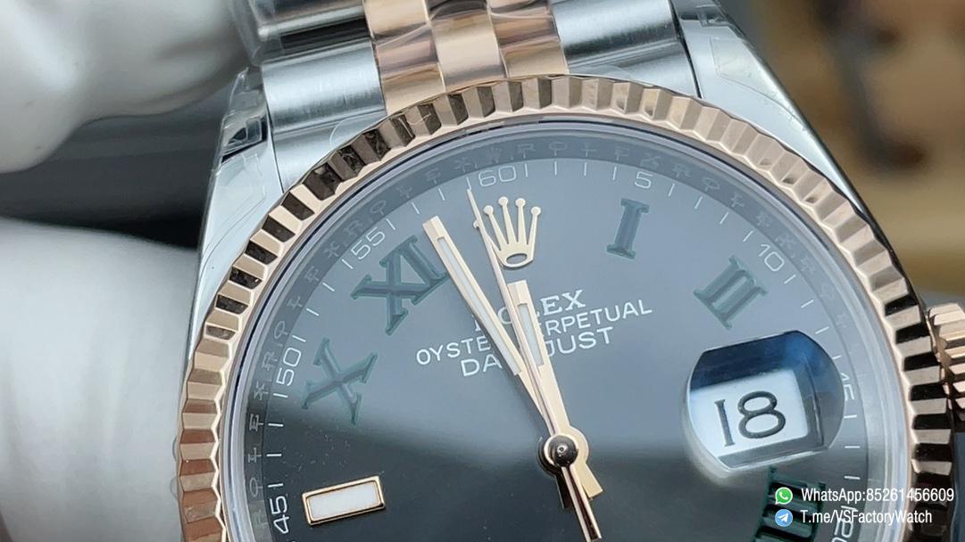 VSF Watch Datejust 36mm REF 126231 Oystersteel Everose Gold Slate Dial Roma Hour Markers Jubilee Bracelet DanDong 3235 Movement 03 VSF Watch Datejust 36mm REF 126231 Oystersteel Everose Gold Slate Dial Roma Hour Markers Jubilee Bracelet DanDong 3235 Movement 03
