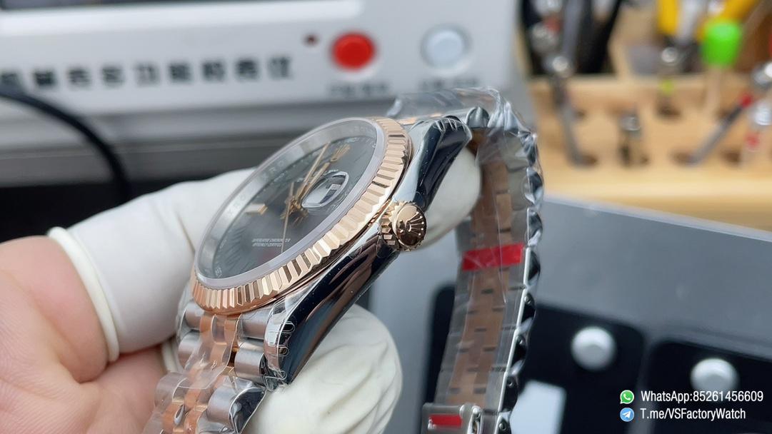 VSF Watch Datejust 36mm REF 126231 Oystersteel Everose Gold Slate Dial Roma Hour Markers Jubilee Bracelet DanDong 3235 Movement 06 VSF Watch Datejust 36mm REF 126231 Oystersteel Everose Gold Slate Dial Roma Hour Markers Jubilee Bracelet DanDong 3235 Movement 06