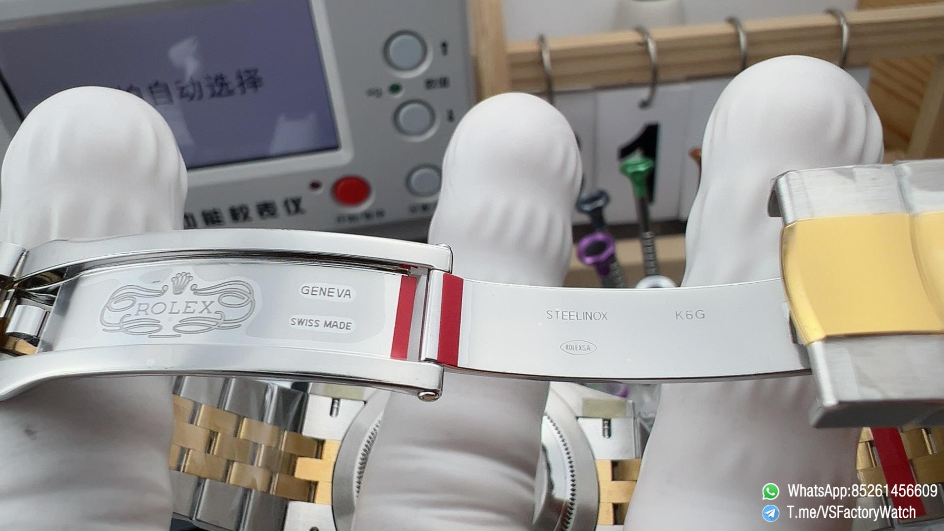 VSF Watch Datejust 41 Ref. 126333 Yellow Rolesor White Dial with Blue Luminous Hour Indexes Jubille Bracelet DanDong 3235 Movement 07 VSF Watch Datejust 41 Ref. 126333 Yellow Rolesor White Dial with Blue Luminous Hour Indexes Jubille Bracelet DanDong 3235 Movement 07