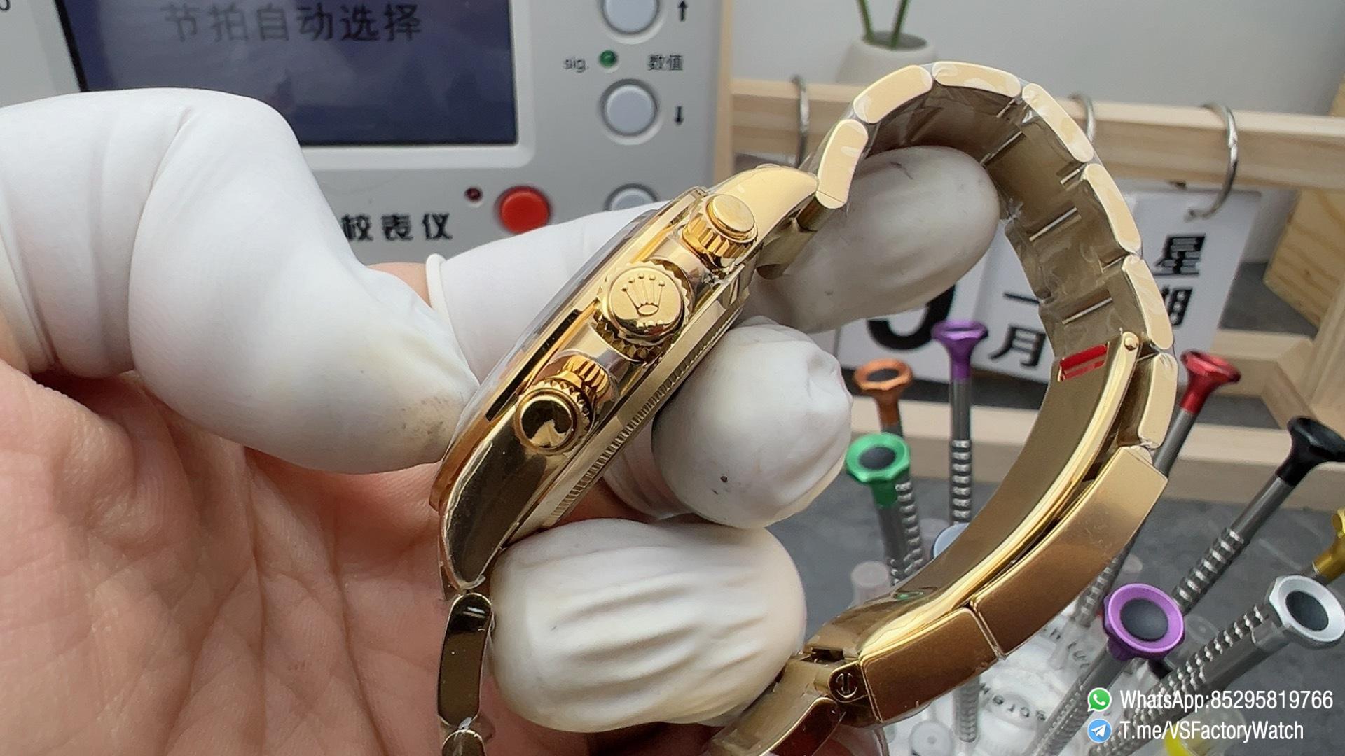 VS Factory Daytona John Mayer 116508 V3 Weight 179G Yellow Gold Case Green Dial Yellow Gold Bracelet DanDong 4130 Movement 03 VS Factory Daytona John Mayer 116508 V3 Weight 179G Yellow Gold Case Green Dial Yellow Gold Bracelet DanDong 4130 Movement 03