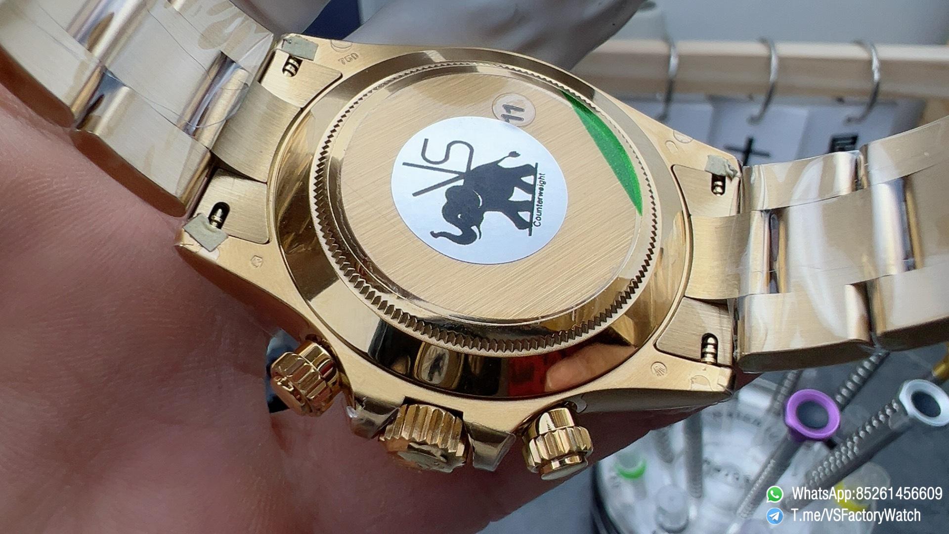 VS Factory Daytona John Mayer 116508 V3 Weight 179G Yellow Gold Case Green Dial Yellow Gold Bracelet DanDong 4130 Movement 05 VS Factory Daytona John Mayer 116508 V3 Weight 179G Yellow Gold Case Green Dial Yellow Gold Bracelet DanDong 4130 Movement 05