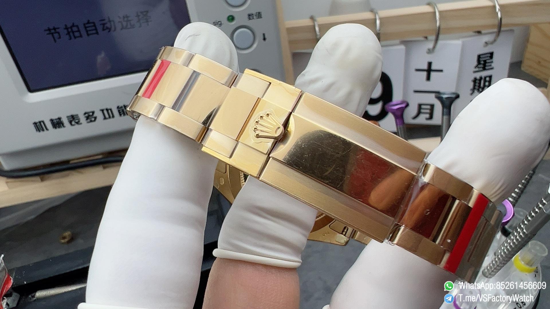 VS Factory Daytona John Mayer 116508 V3 Weight 179G Yellow Gold Case Green Dial Yellow Gold Bracelet DanDong 4130 Movement 06 VS Factory Daytona John Mayer 116508 V3 Weight 179G Yellow Gold Case Green Dial Yellow Gold Bracelet DanDong 4130 Movement 06