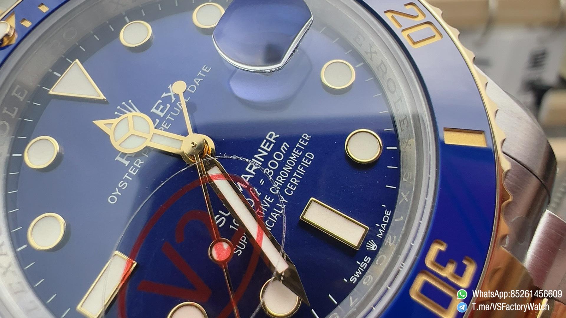 VS Factory Submariner 126613LB V2 Gain Weight 186G 41MM Blue Dial Blue Ceramic Bezel 904L Steel Two Tone VS3235 Movement 03 VS Factory Submariner 126613LB V2 Gain Weight 186G 41MM Blue Dial Blue Ceramic Bezel 904L Steel Two Tone VS3235 Movement 03