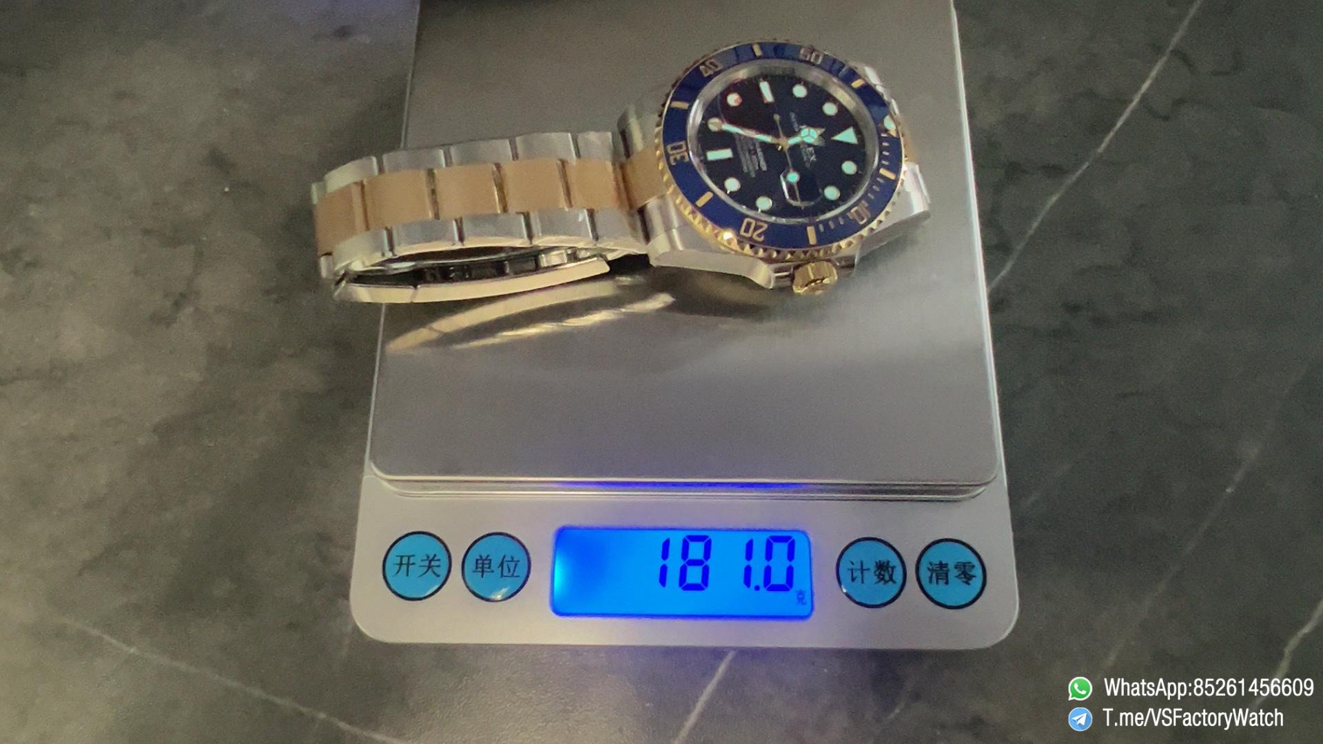 VS Factory Submariner 126613LB V2 Gain Weight 186G 41MM Blue Dial Blue Ceramic Bezel 904L Steel Two Tone VS3235 Movement 09 VS Factory Submariner 126613LB V2 Gain Weight 186G 41MM Blue Dial Blue Ceramic Bezel 904L Steel Two Tone VS3235 Movement 09