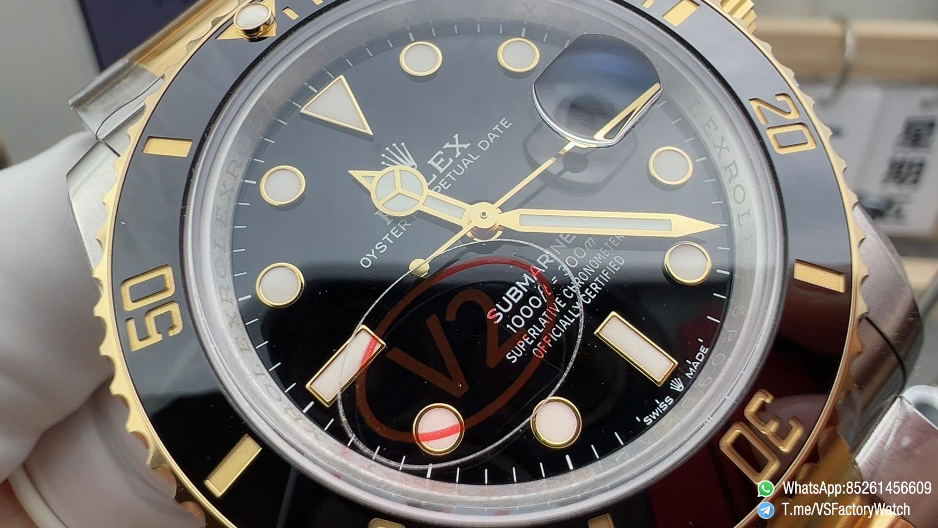 VS Factory Submariner 126613LN V2 Gain Weight 186G 41MM Black Dial Black Ceramic Bezel 904L Steel Two Tone VS3235 Movement 03 VS Factory Submariner 126613LN V2 Gain Weight 186G 41MM Black Dial Black Ceramic Bezel 904L Steel Two Tone VS3235 Movement 03