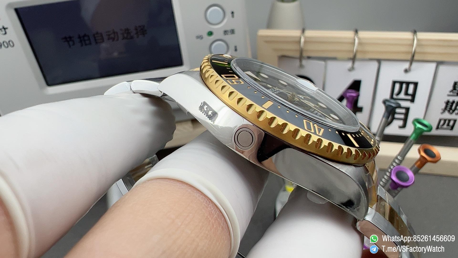 VS Factory Two Tone Sea Dweller 43 Ref 126603 Black Dial Black Ceramic Bezel 904L Steel Metal Case and Bracelet DanDong 3235 Movement 04 VS Factory Two Tone Sea Dweller 43 Ref 126603 Black Dial Black Ceramic Bezel 904L Steel Metal Case and Bracelet DanDong 3235 Movement 04