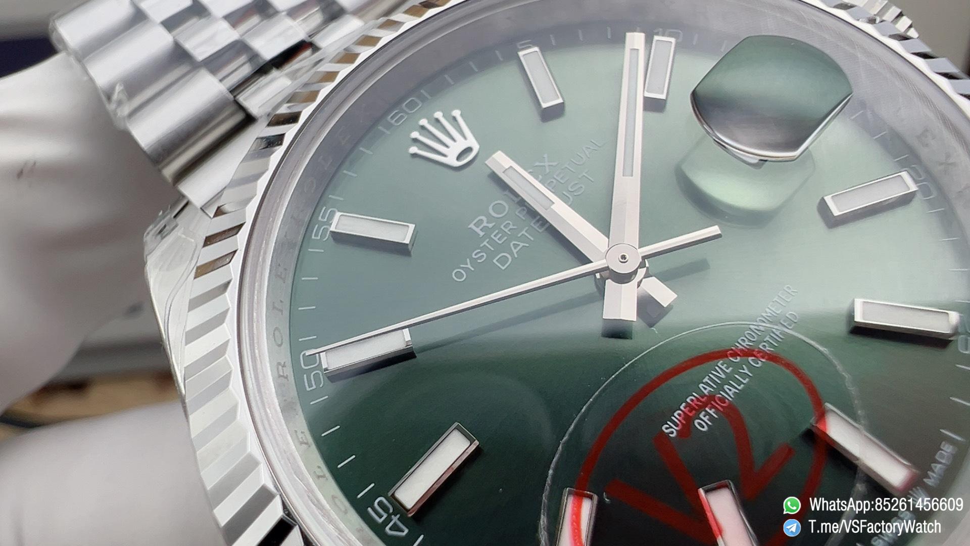 VS Factory Watch DateJust 41 V2 133g Ref 126334 Mint Green Dail 904L Metal Case and Jubilee Bracelet DanDong 3235 Movement 03 VS Factory Watch DateJust 41 V2 133g Ref 126334 Mint Green Dail 904L Metal Case and Jubilee Bracelet DanDong 3235 Movement 03