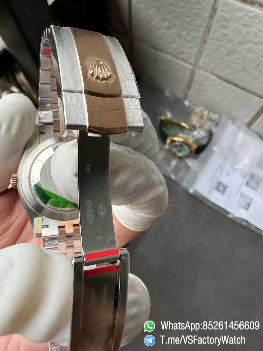 VS Factory Watch Datejust 41 Ref 126331 Oystersteel and Everose Gold Features A Chocolate Dial and Jubilee Bracelet DD3235 Movement 08 VS Factory Watch Datejust 41 Ref 126331 Oystersteel and Everose Gold Features A Chocolate Dial and Jubilee Bracelet DD3235 Movement 08