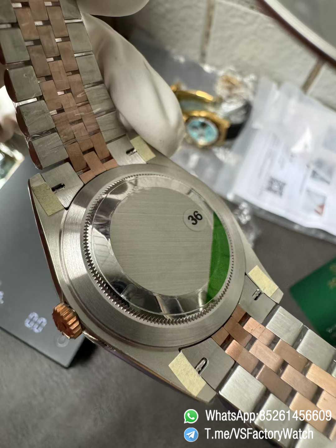 VS Factory Watch Datejust 41 Ref 126331 Oystersteel and Everose Gold Features Sundust Dial and Jubilee Bracelet DD3235 Movement 08 VS Factory Watch Datejust 41 Ref 126331 Oystersteel and Everose Gold Features Sundust Dial and Jubilee Bracelet DD3235 Movement 08