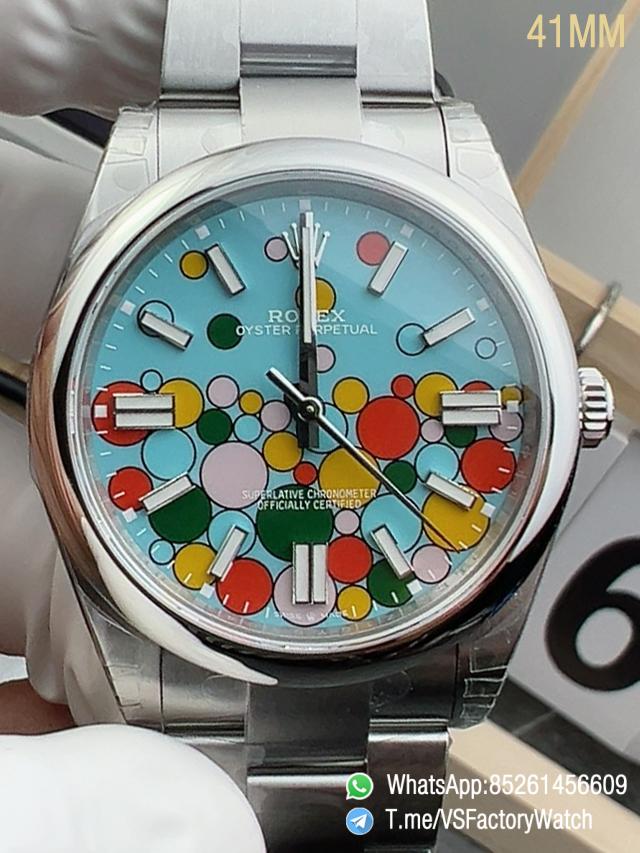 VS Factory Watch Oyster Perpetual 41 124300 904L Steel Metal Celebration Dial Oyster Bracelet DanDong 3230 Movement 000 VS Factory Watch Oyster Perpetual 41 124300 904L Steel Metal Celebration Dial Oyster Bracelet DanDong 3230 Movement 000