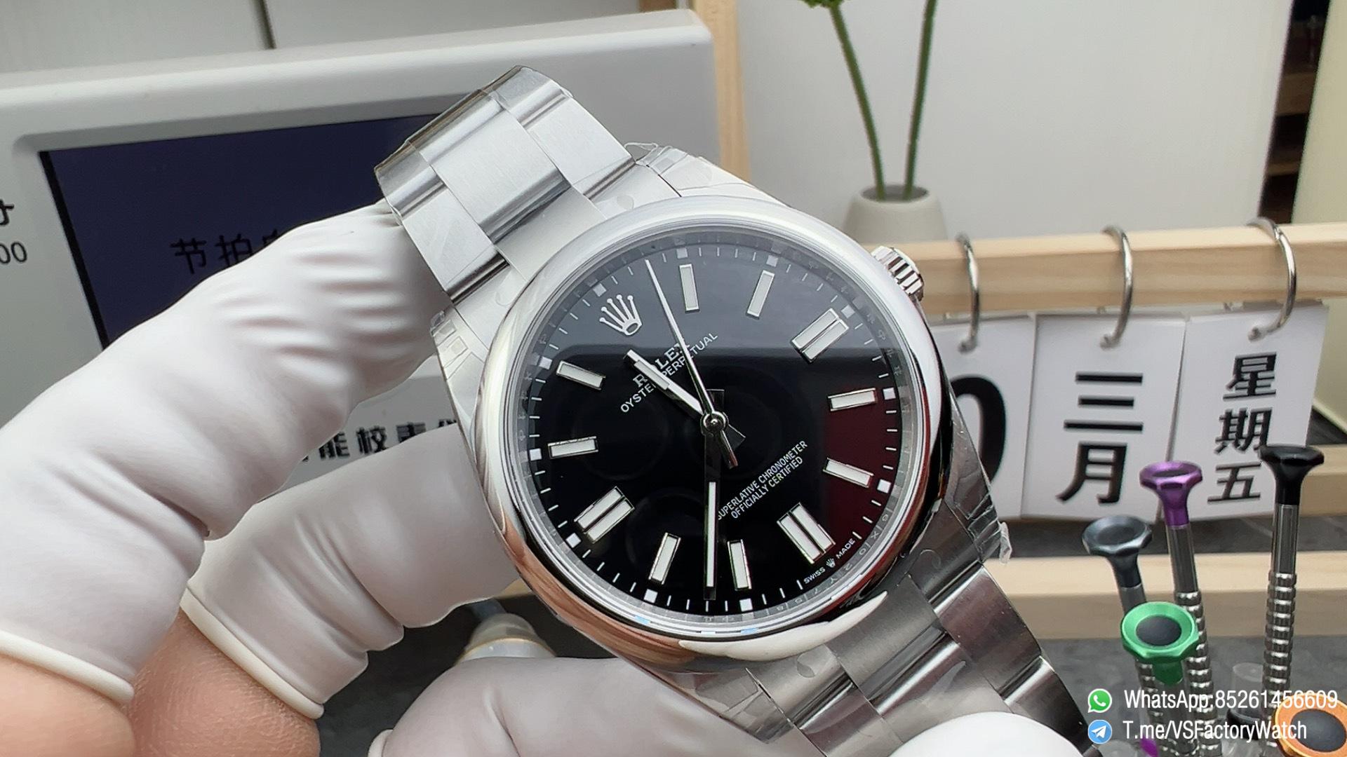 VS Factory Watch Oyster Perpetual 41 Ref 134300 904L Steel Metal Black Dial Oyster Bracelet DanDong 3230 Movement 01 VS Factory Watch Oyster Perpetual 41 Ref 134300 904L Steel Metal Black Dial Oyster Bracelet DanDong 3230 Movement 01