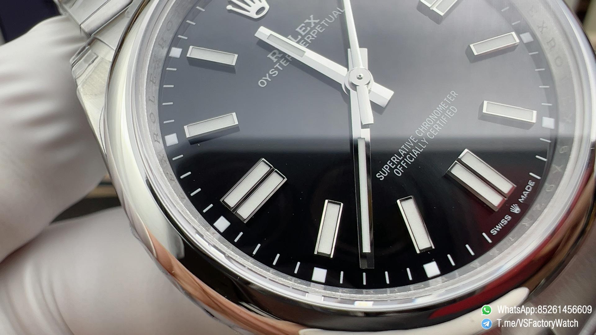 VS Factory Watch Oyster Perpetual 41 Ref 134300 904L Steel Metal Black Dial Oyster Bracelet DanDong 3230 Movement 04 VS Factory Watch Oyster Perpetual 41 Ref 134300 904L Steel Metal Black Dial Oyster Bracelet DanDong 3230 Movement 04