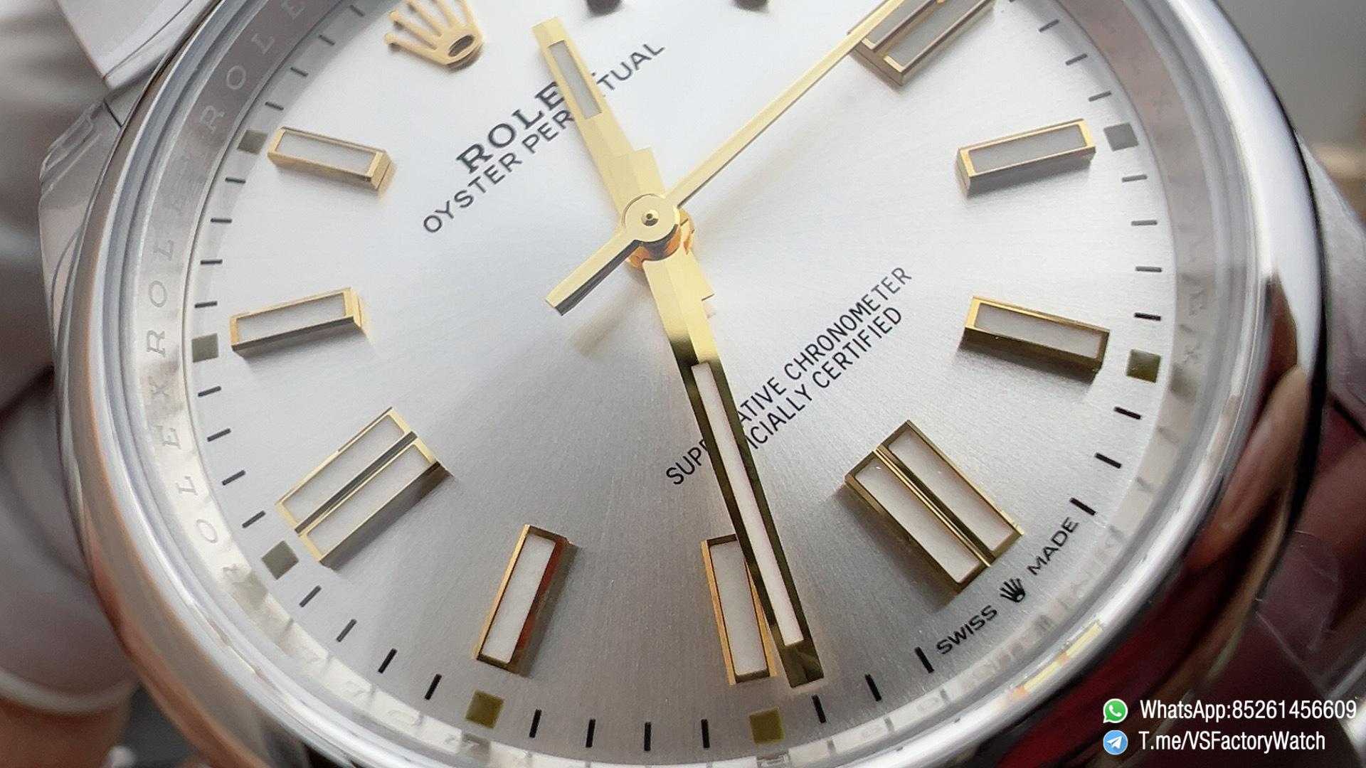 VS Factory Watch Oyster Perpetual 41 Ref 134300 904L Steel Metal Silver Dial Oyster Bracelet DanDong 3230 Movement 03 VS Factory Watch Oyster Perpetual 41 Ref 134300 904L Steel Metal Silver Dial Oyster Bracelet DanDong 3230 Movement 03