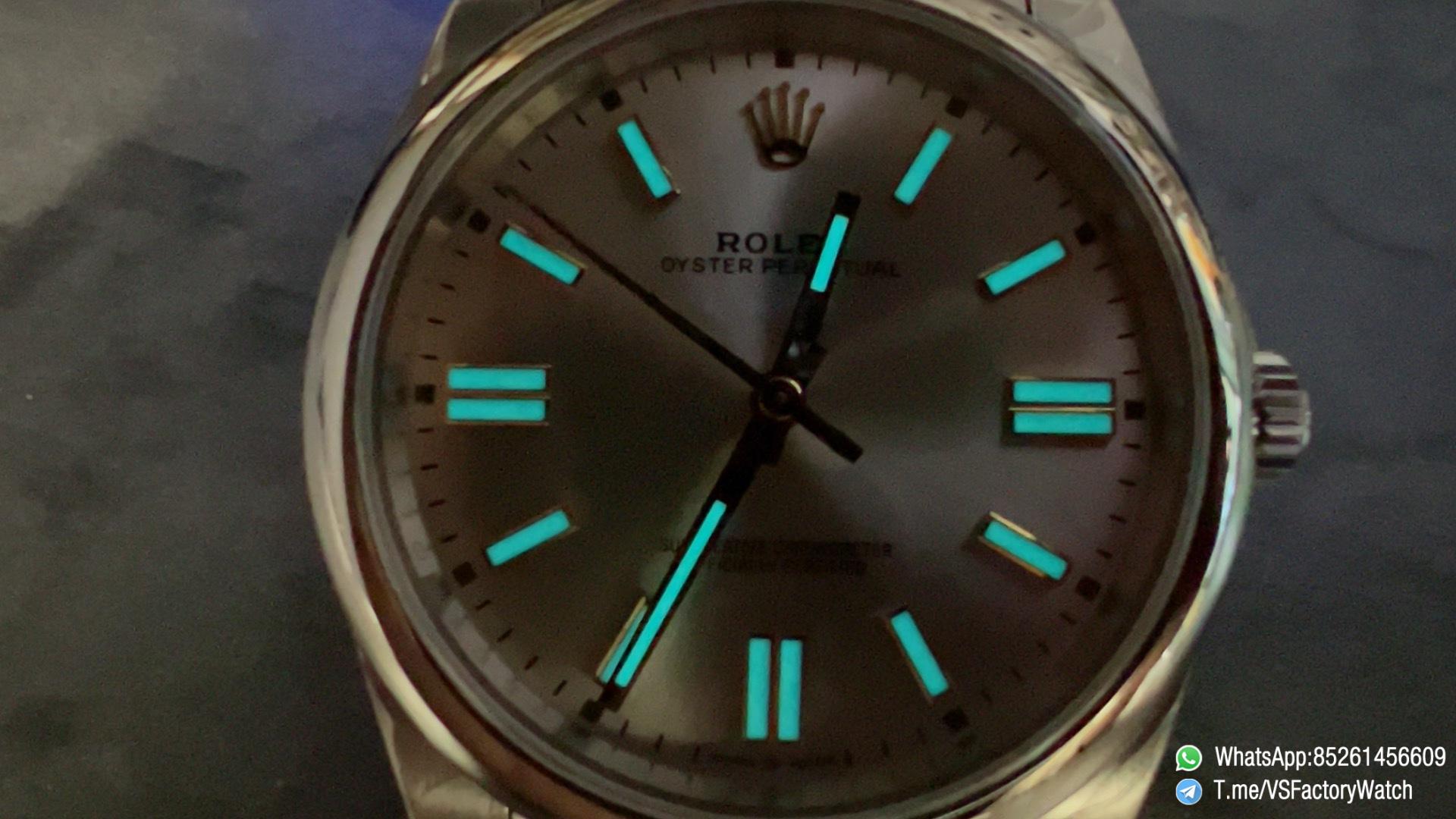 VS Factory Watch Oyster Perpetual 41 Ref 134300 904L Steel Metal Silver Dial Oyster Bracelet DanDong 3230 Movement 09 VS Factory Watch Oyster Perpetual 41 Ref 134300 904L Steel Metal Silver Dial Oyster Bracelet DanDong 3230 Movement 09