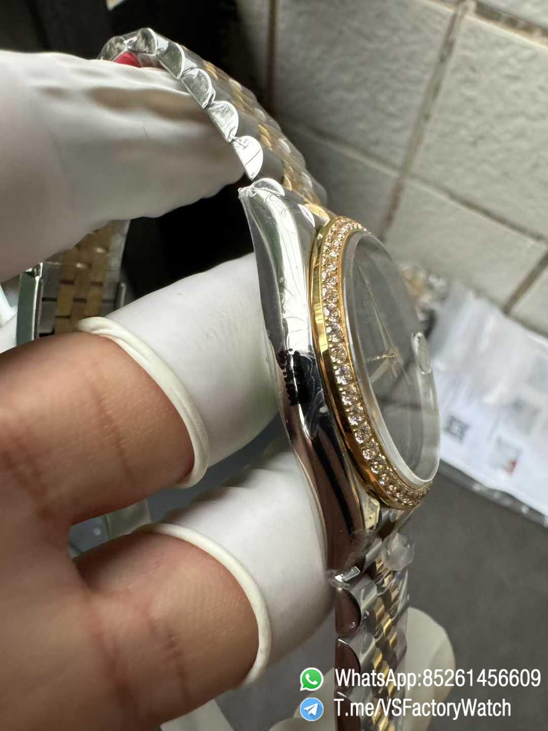 VSF DateJust 36 Wimbledon 126283RBR Slate Dial Roma Indexes 904L Steel Case Yellow Gold Two Tone Jubilee Bracelet DD3235 Movement 07 VSF DateJust 36 Wimbledon 126283RBR Slate Dial Roma Indexes 904L Steel Case Yellow Gold Two Tone Jubilee Bracelet DD3235 Movement 07