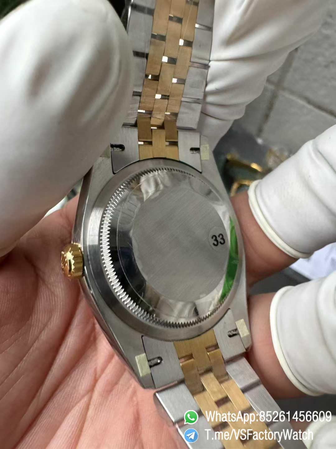 VSF DateJust 36 Wimbledon 126283RBR Slate Dial Roma Indexes 904L Steel Case Yellow Gold Two Tone Jubilee Bracelet DD3235 Movement 08 VSF DateJust 36 Wimbledon 126283RBR Slate Dial Roma Indexes 904L Steel Case Yellow Gold Two Tone Jubilee Bracelet DD3235 Movement 08
