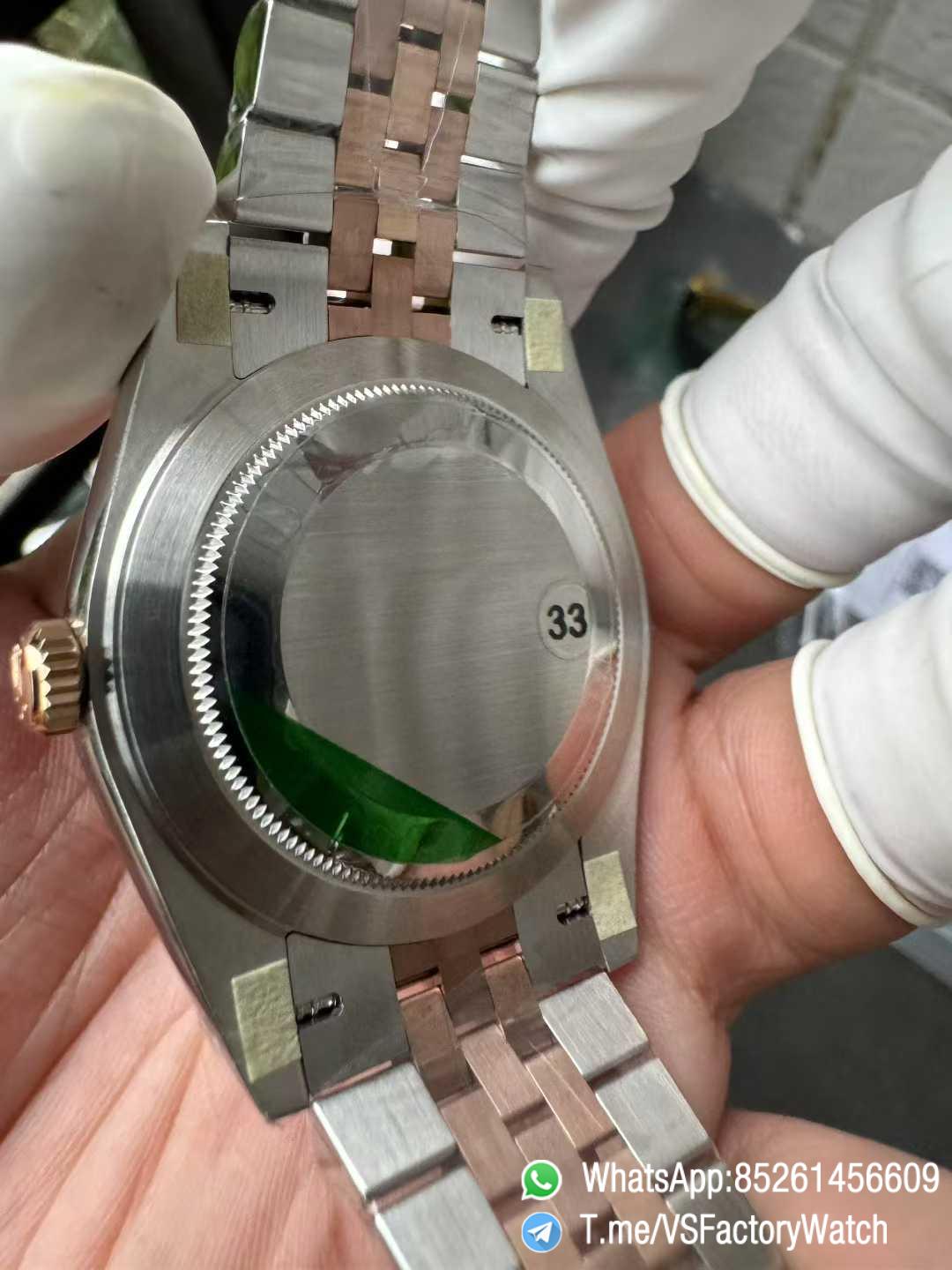 VSF DateJust 41 Ref 126331 Wimbledon Slate Dial Roma Indexes Rose Gold Smooth Bezel Two Tone Jubilee Bracelet DD3235 Calibre 08 VSF DateJust 41 Ref 126331 Wimbledon Slate Dial Roma Indexes Rose Gold Smooth Bezel Two Tone Jubilee Bracelet DD3235 Calibre 08