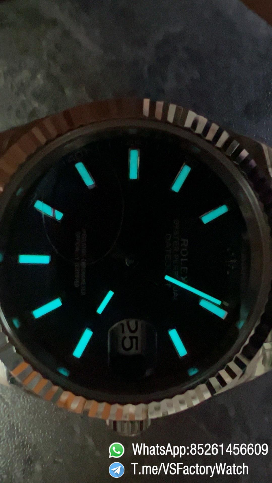 VSF DateJust 41 Ref 126334 V2 133g 904L Stainless Steel Metal Bright Blue Dial Stick Hour Markers Jubilee Bracelet DanDong 3235 Movement 09 VSF DateJust 41 Ref 126334 V2 133g 904L Stainless Steel Metal Bright Blue Dial Stick Hour Markers Jubilee Bracelet DanDong 3235 Movement 09