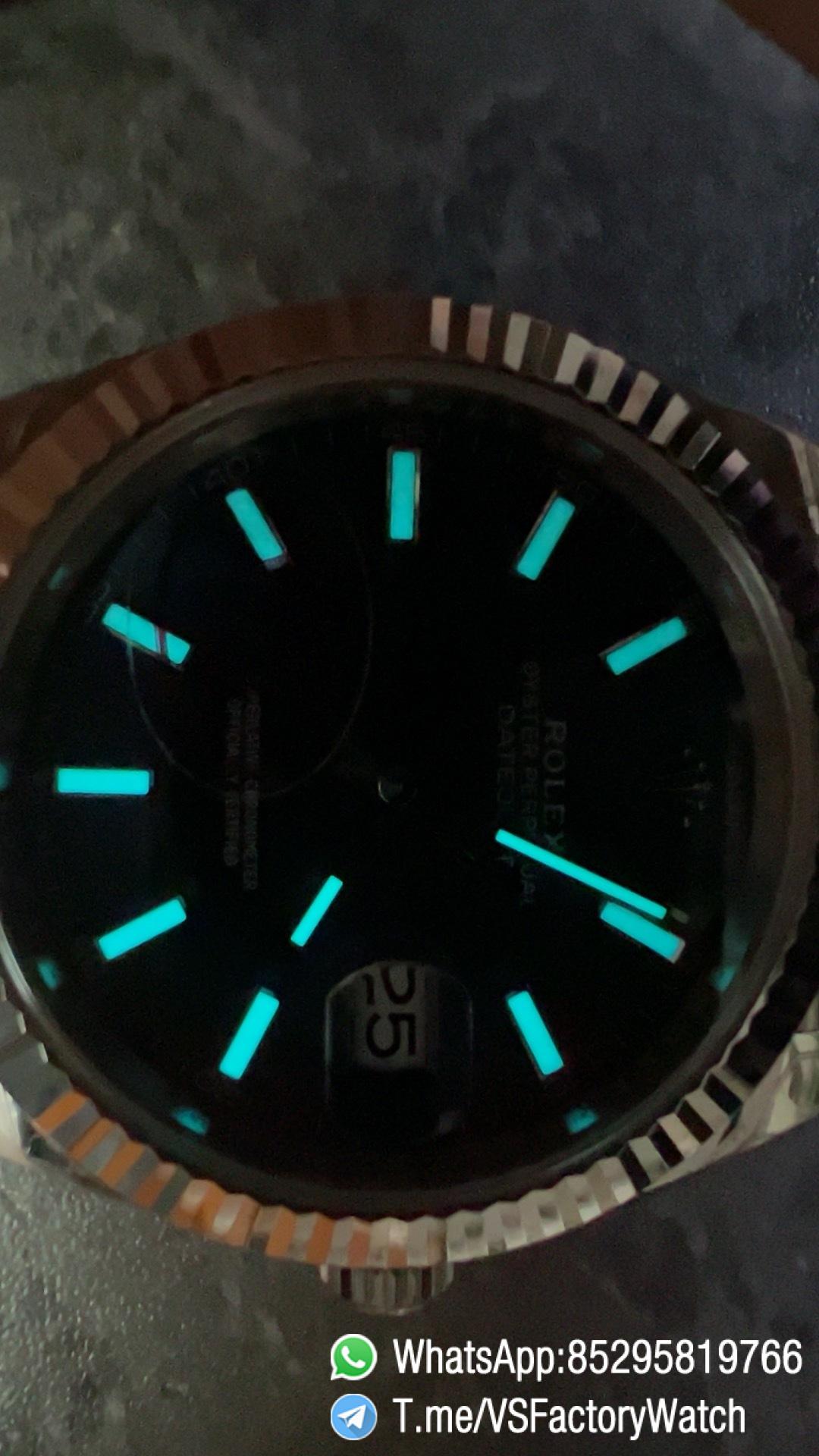 VSF DateJust 41 Ref 126334 V2 133g 904L Stainless Steel Metal Bright Blue Dial Stick Hour Markers Jubilee Bracelet DanDong 3235 Movement 09 VSF DateJust 41 Ref 126334 V2 133g 904L Stainless Steel Metal Bright Blue Dial Stick Hour Markers Jubilee Bracelet DanDong 3235 Movement 09