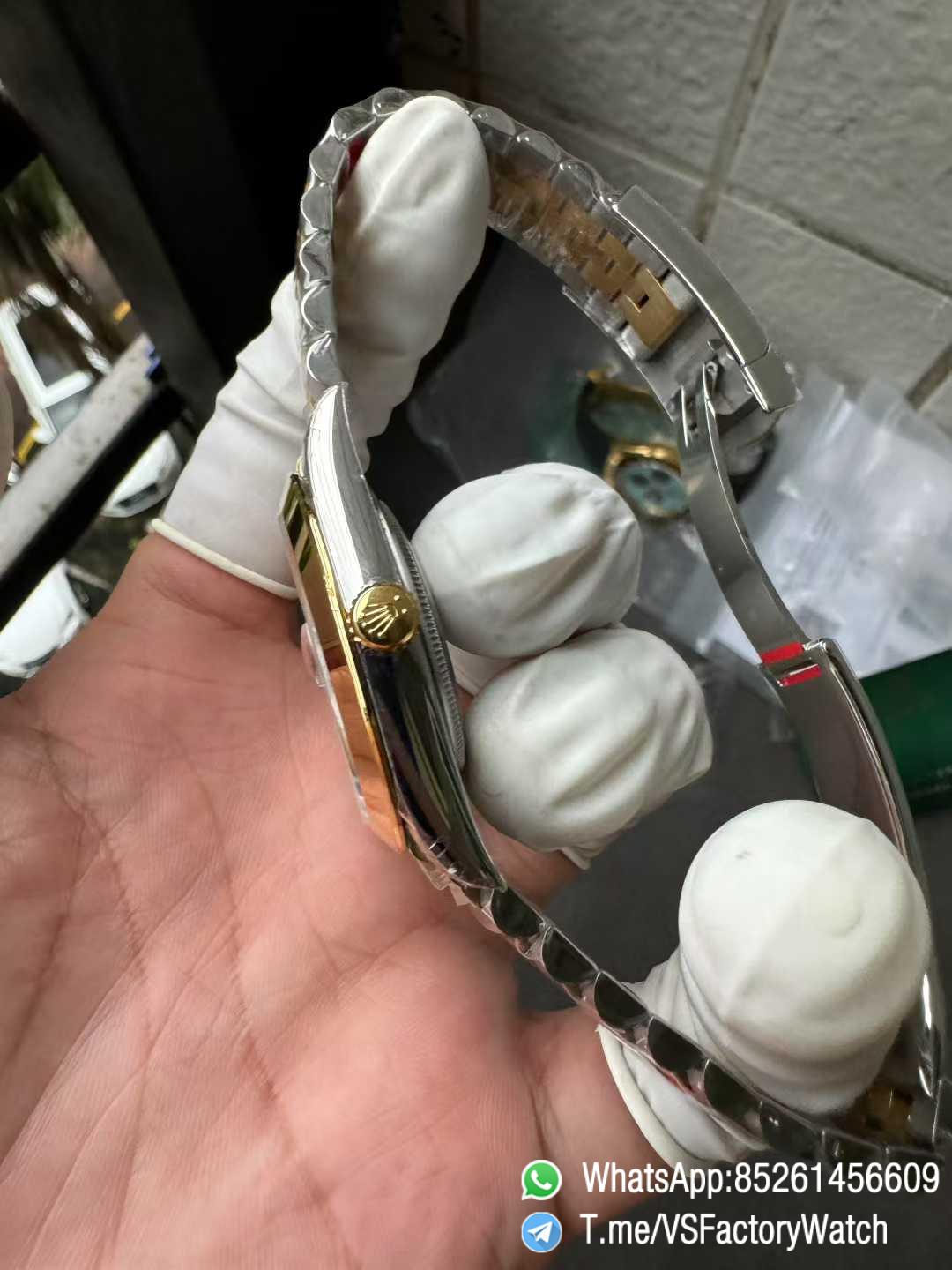 VSF DateJust 41 Wimbledon Ref 126303 Slate Dial Roma Indexes Yellow Gold Smooth Bezel Two Tone Jubilee Bracelet DD3235 Calibre 07 VSF DateJust 41 Wimbledon Ref 126303 Slate Dial Roma Indexes Yellow Gold Smooth Bezel Two Tone Jubilee Bracelet DD3235 Calibre 07