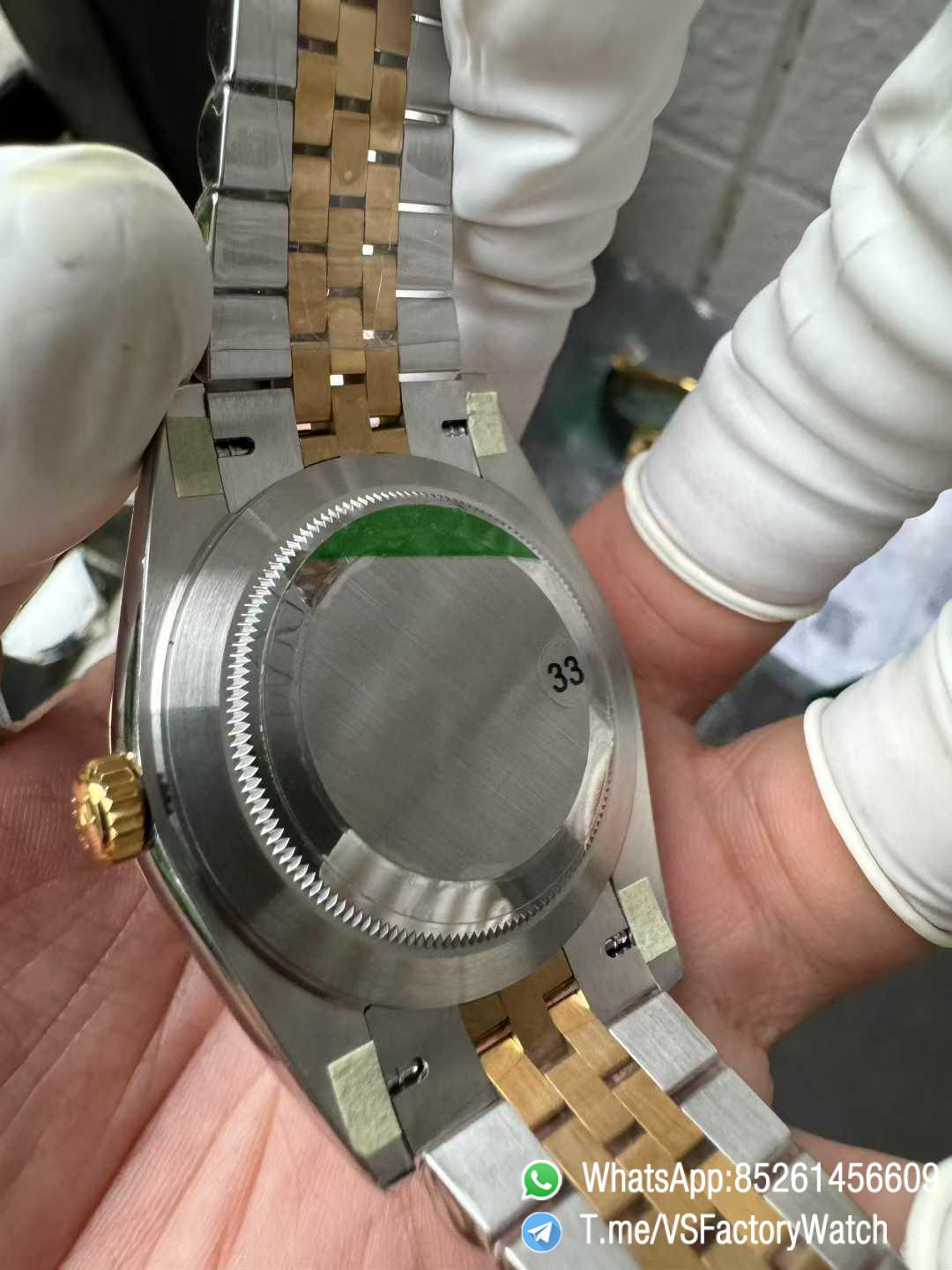 VSF DateJust 41 Wimbledon Ref 126303 Slate Dial Roma Indexes Yellow Gold Smooth Bezel Two Tone Jubilee Bracelet DD3235 Calibre 08 VSF DateJust 41 Wimbledon Ref 126303 Slate Dial Roma Indexes Yellow Gold Smooth Bezel Two Tone Jubilee Bracelet DD3235 Calibre 08