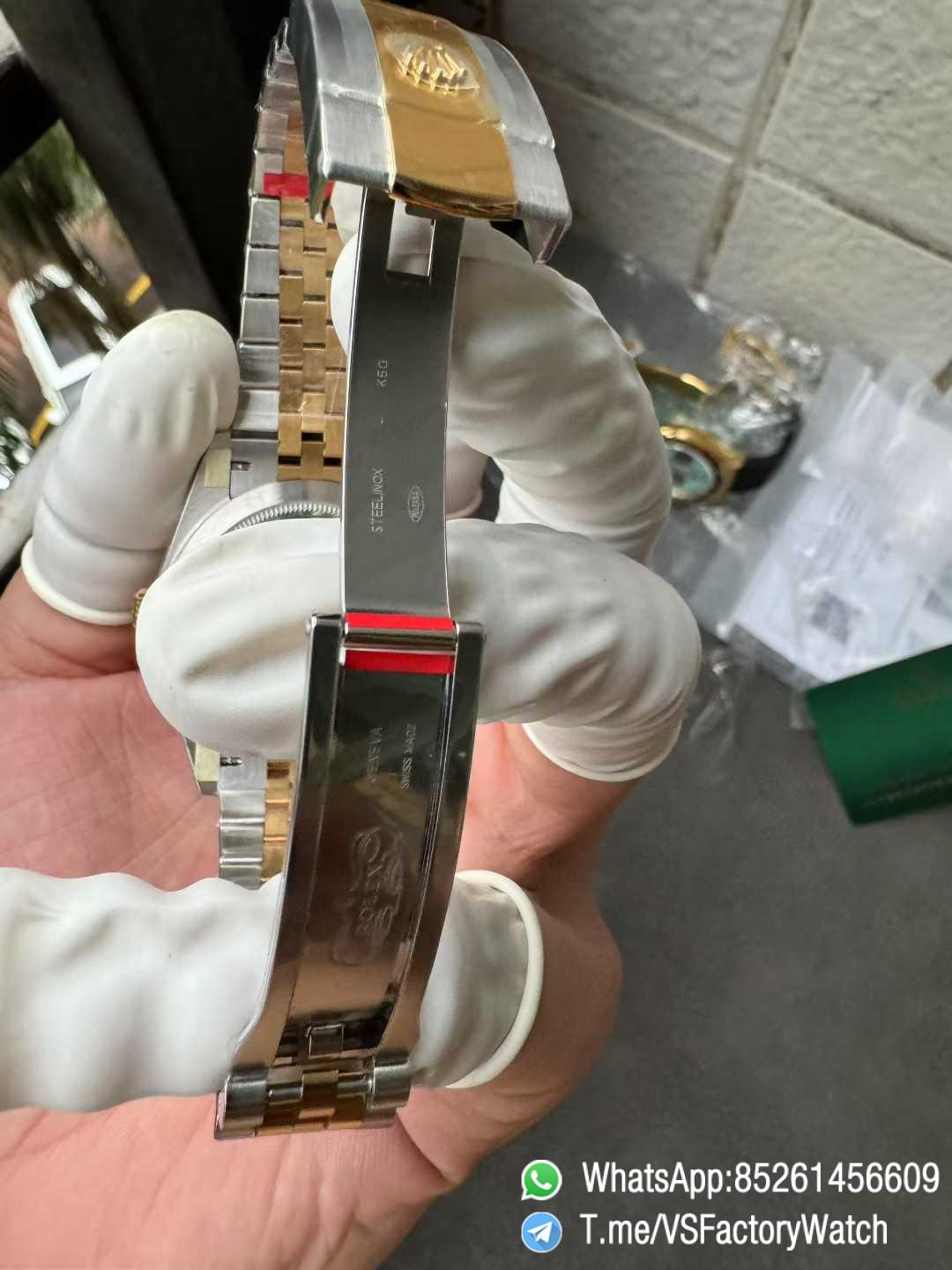 VSF DateJust 41 Wimbledon Ref 126303 Slate Dial Roma Indexes Yellow Gold Smooth Bezel Two Tone Jubilee Bracelet DD3235 Calibre 09 VSF DateJust 41 Wimbledon Ref 126303 Slate Dial Roma Indexes Yellow Gold Smooth Bezel Two Tone Jubilee Bracelet DD3235 Calibre 09