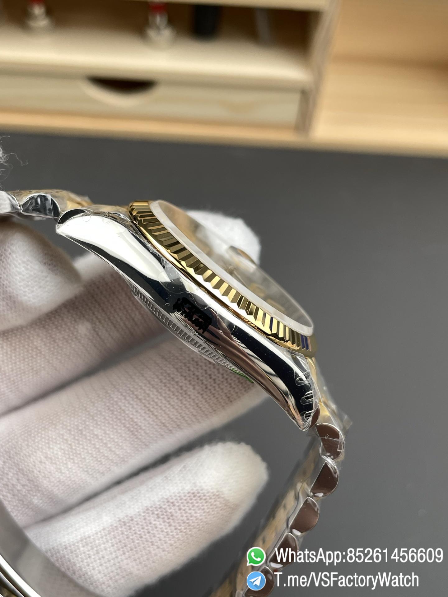 VSF Datejust 36 REF 126233 Yellow Gold Fluted Motif Dial Two Tone 18K Gold Plated Jubilee Bracelet DanDong 3235 Movement 72 Hours PR 04 VSF Datejust 36 REF 126233 Yellow Gold Fluted Motif Dial Two Tone 18K Gold Plated Jubilee Bracelet DanDong 3235 Movement 72 Hours PR 04