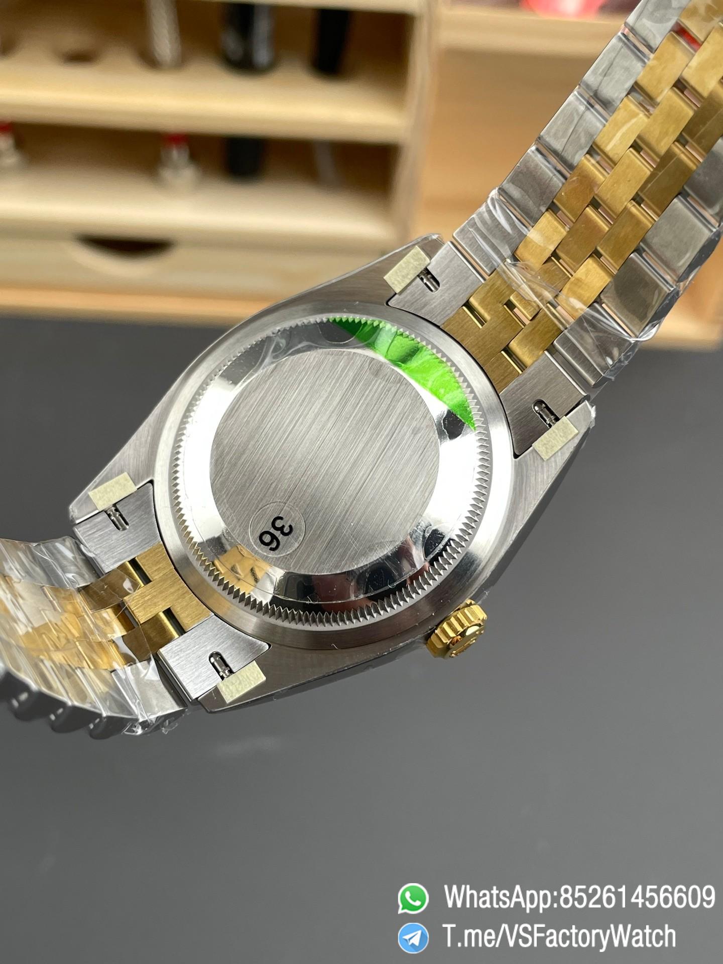 VSF Datejust 36 REF 126233 Yellow Gold Fluted Motif Dial Two Tone 18K Gold Plated Jubilee Bracelet DanDong 3235 Movement 72 Hours PR 06 VSF Datejust 36 REF 126233 Yellow Gold Fluted Motif Dial Two Tone 18K Gold Plated Jubilee Bracelet DanDong 3235 Movement 72 Hours PR 06