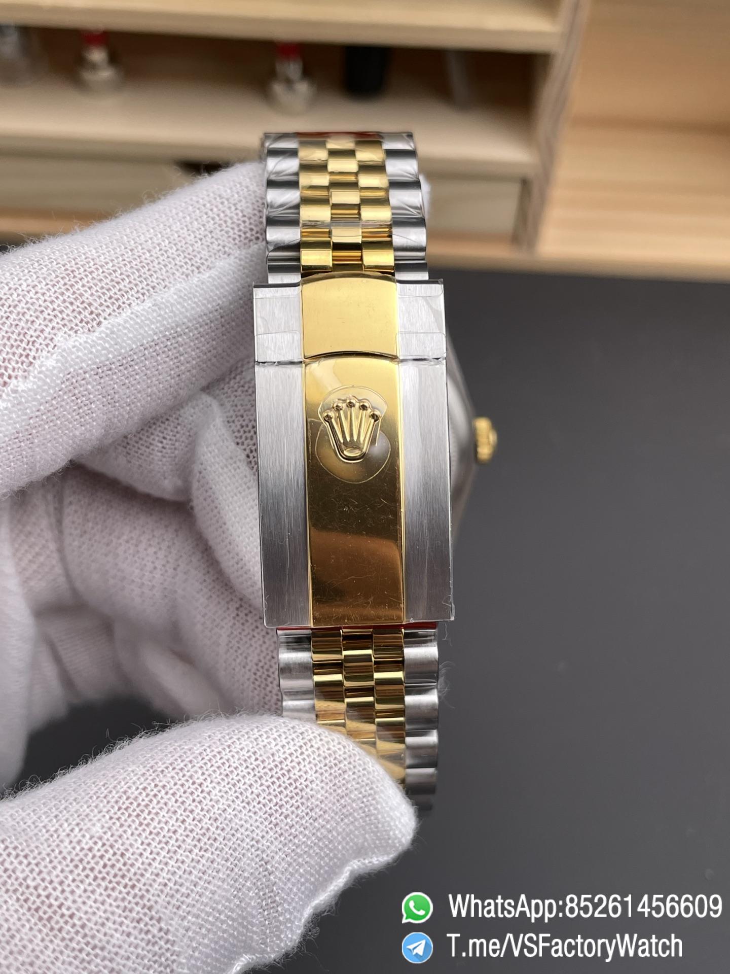 VSF Datejust 36 REF 126233 Yellow Gold Fluted Motif Dial Two Tone 18K Gold Plated Jubilee Bracelet DanDong 3235 Movement 72 Hours PR 08 VSF Datejust 36 REF 126233 Yellow Gold Fluted Motif Dial Two Tone 18K Gold Plated Jubilee Bracelet DanDong 3235 Movement 72 Hours PR 08