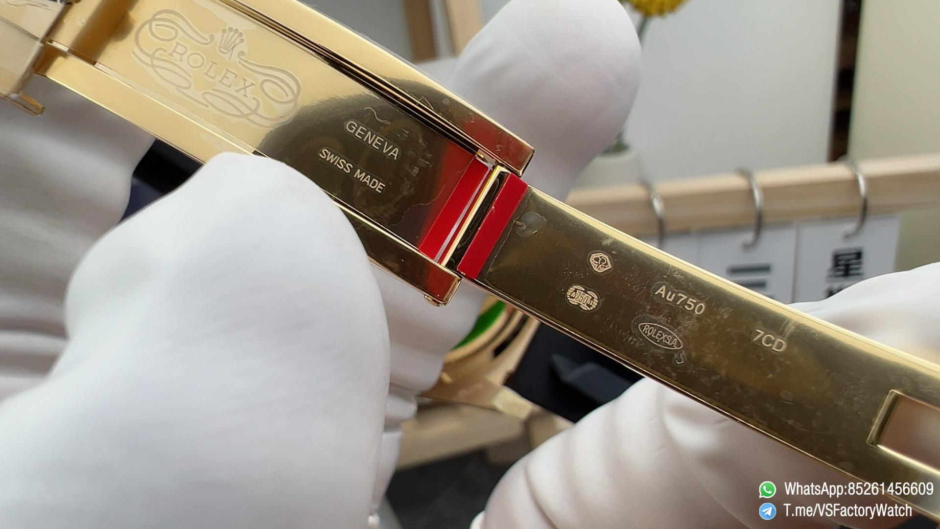 VSF Daytona 126518LN V2 137g Yellow Gold Case Black Dial with Gold Rings Black Ceramic Bezel Oysterflex Bracelet DD4131 Movement 07 VSF Daytona 126518LN V2 137g Yellow Gold Case Black Dial with Gold Rings Black Ceramic Bezel Oysterflex Bracelet DD4131 Movement 07