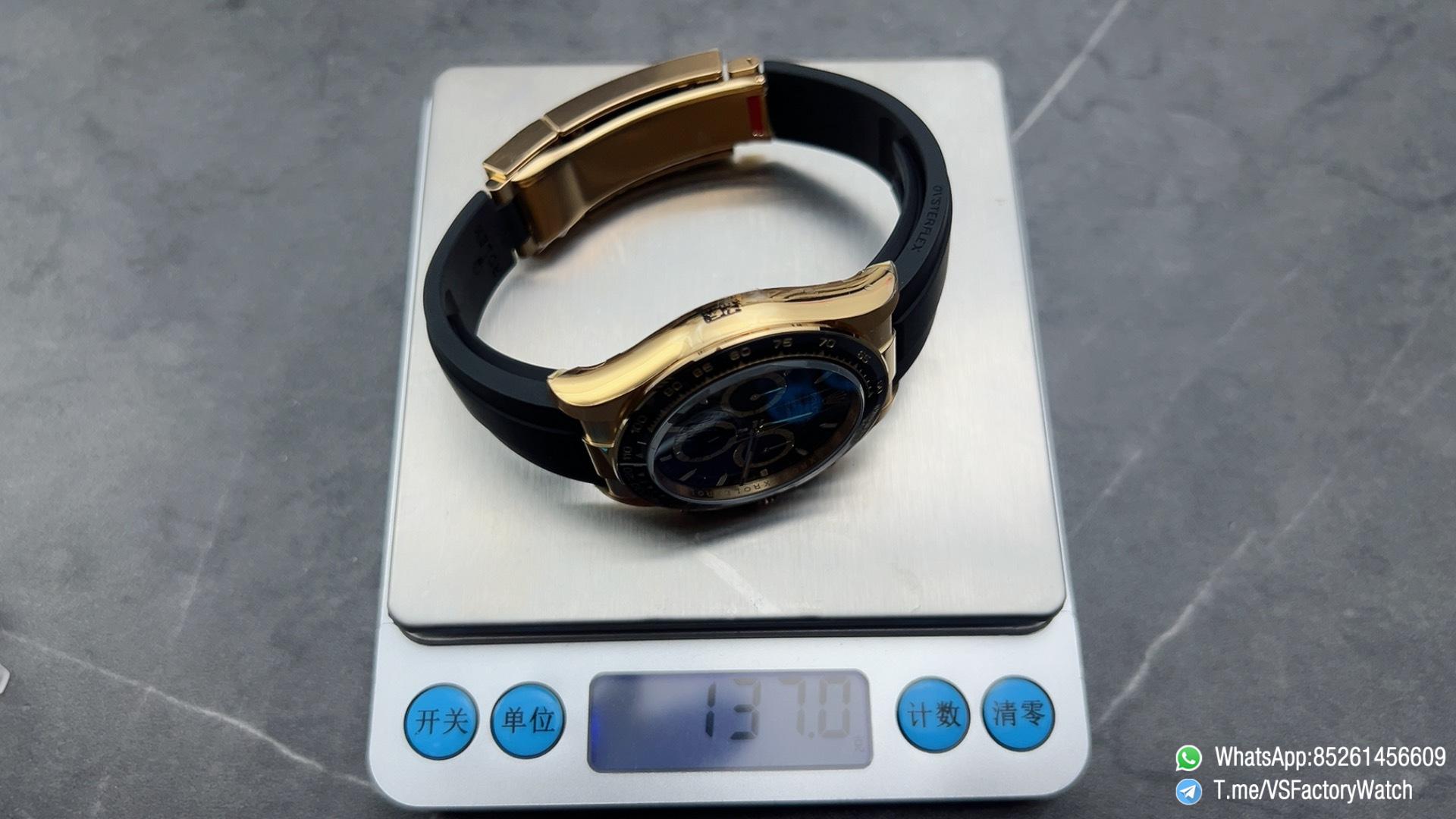 VSF Daytona 126518LN V2 137g Yellow Gold Case Black Dial with Gold Rings Black Ceramic Bezel Oysterflex Bracelet DD4131 Movement 08 VSF Daytona 126518LN V2 137g Yellow Gold Case Black Dial with Gold Rings Black Ceramic Bezel Oysterflex Bracelet DD4131 Movement 08