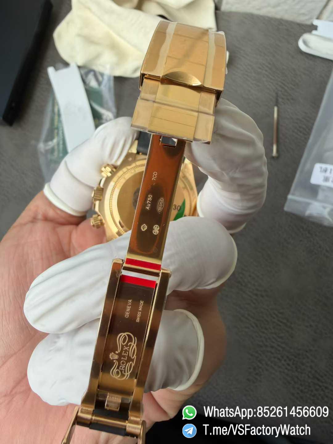 VSF Daytona 126518ln V2 137g Yellow Gold Case Turquoise Blue and Black Dial Black Cerachrom Bezel Oysterflex Bracelet DD4131 Movement 08 VSF Daytona 126518ln V2 137g Yellow Gold Case Turquoise Blue and Black Dial Black Cerachrom Bezel Oysterflex Bracelet DD4131 Movement 08