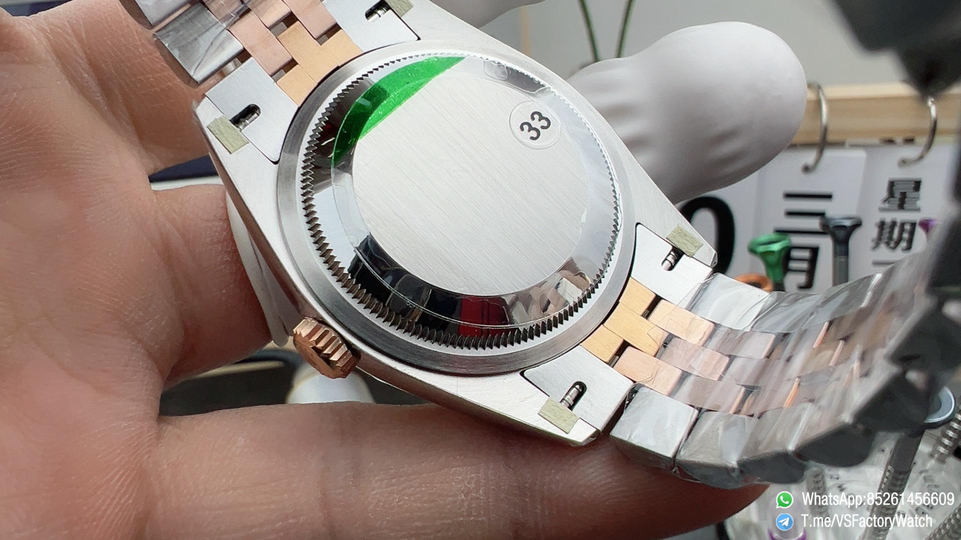 VSF Rolex DateJust 36mm 126231 Slate Dial wtih Green Roman Markers Diamond Bezel Two Tone Rose Gold Steel Jubilee Bracelet DD3235 Caliber 06 VSF Rolex DateJust 36mm 126231 Slate Dial wtih Green Roman Markers Diamond Bezel Two Tone Rose Gold Steel Jubilee Bracelet DD3235 Caliber 06