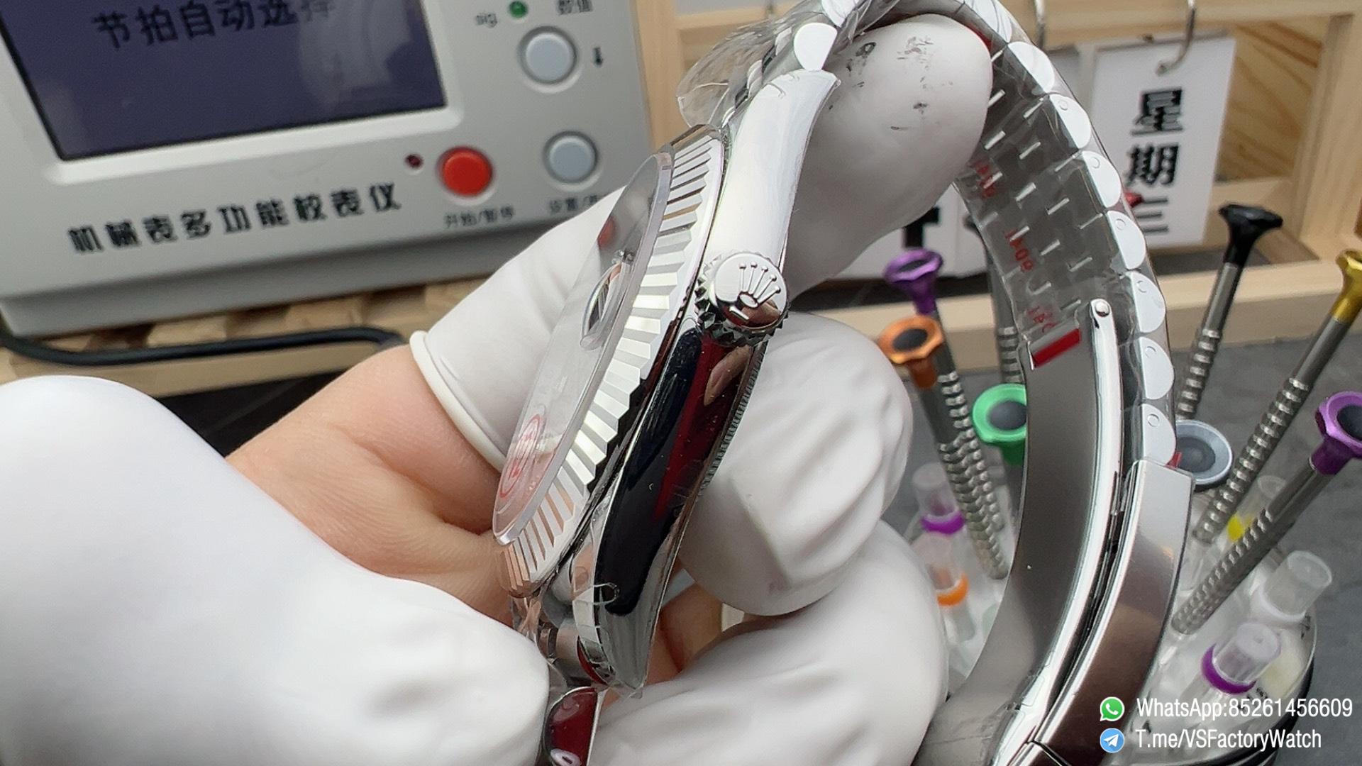 VSF Rolex DateJust 41MM Ref 126334 V2 Gain Weight 133g Gray Diamonds Set Dail 904L Steel Jubilee Bracelet DanDong 3235 Movement 04 VSF Rolex DateJust 41MM Ref 126334 V2 Gain Weight 133g Gray Diamonds Set Dail 904L Steel Jubilee Bracelet DanDong 3235 Movement 04