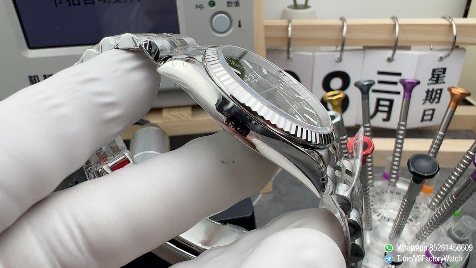 VSF Watch DateJust 36 REF 126234 0015 904L Steel Black Dial Stick Hour Markers on Jubilee Bracelet DanDong 3235 Movement 05 VSF Watch DateJust 36 REF 126234 0015 904L Steel Black Dial Stick Hour Markers on Jubilee Bracelet DanDong 3235 Movement 05