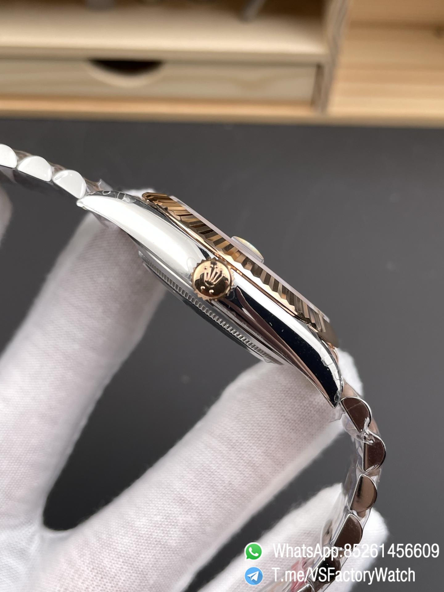 VSF Watch Datejust 41 REF 126331 Oystersteel Everose Gold Slate Dial Roma Hour Markers Jubilee Bracelet DanDong 3235 Movement 04 VSF Watch Datejust 41 REF 126331 Oystersteel Everose Gold Slate Dial Roma Hour Markers Jubilee Bracelet DanDong 3235 Movement 04