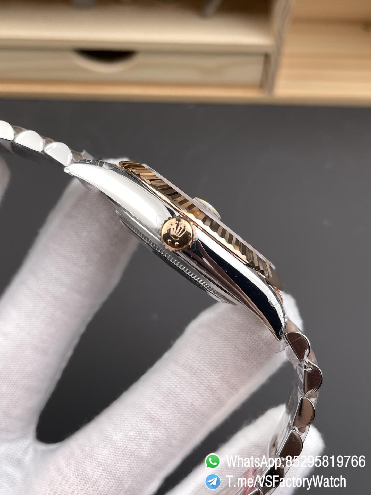 VSF Watch Datejust 41 REF 126331 Oystersteel Everose Gold Slate Dial Roma Hour Markers Jubilee Bracelet DanDong 3235 Movement 04 VSF Watch Datejust 41 REF 126331 Oystersteel Everose Gold Slate Dial Roma Hour Markers Jubilee Bracelet DanDong 3235 Movement 04