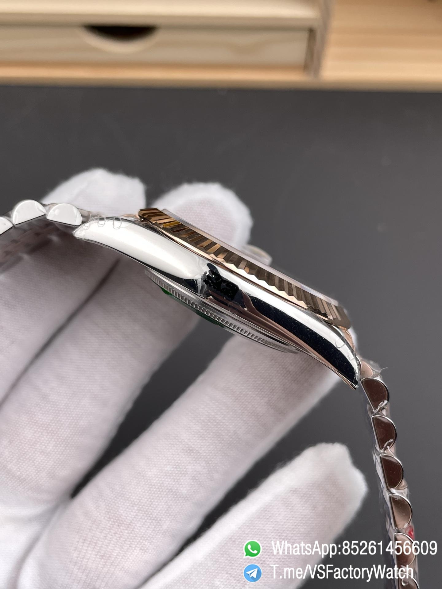 VSF Watch Datejust 41 REF 126331 Oystersteel Everose Gold Slate Dial Roma Hour Markers Jubilee Bracelet DanDong 3235 Movement 05 VSF Watch Datejust 41 REF 126331 Oystersteel Everose Gold Slate Dial Roma Hour Markers Jubilee Bracelet DanDong 3235 Movement 05