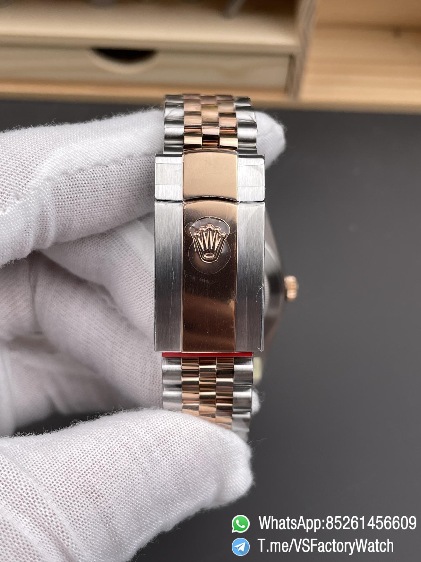 VSF Watch Datejust 41 REF 126331 Oystersteel Everose Gold Slate Dial Roma Hour Markers Jubilee Bracelet DanDong 3235 Movement 07 VSF Watch Datejust 41 REF 126331 Oystersteel Everose Gold Slate Dial Roma Hour Markers Jubilee Bracelet DanDong 3235 Movement 07