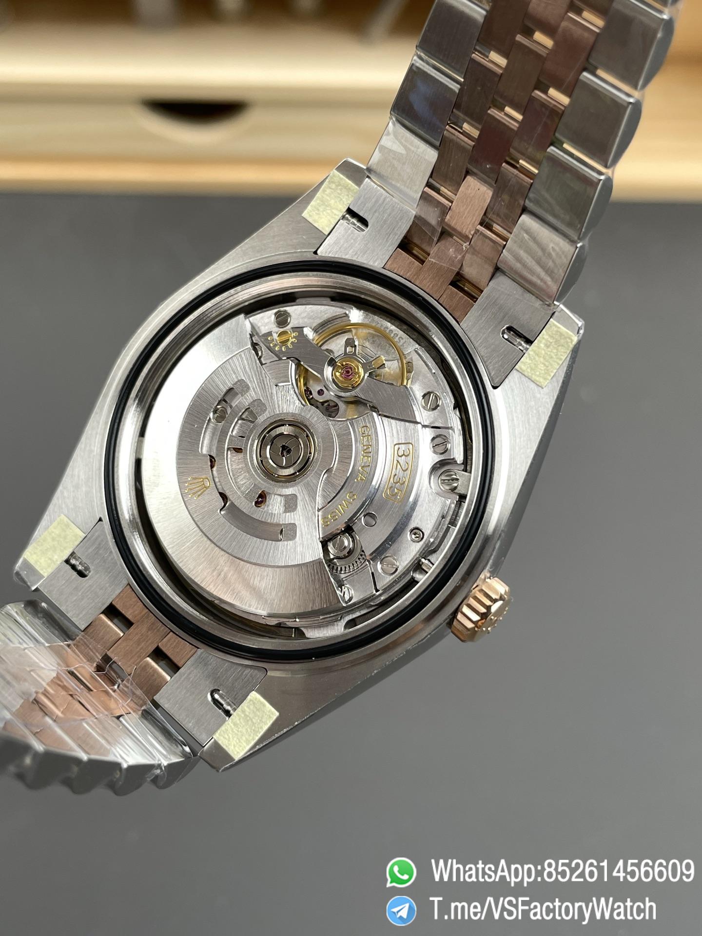 VSF Watch Datejust 41 REF 126331 Oystersteel Everose Gold Slate Dial Roma Hour Markers Jubilee Bracelet DanDong 3235 Movement 09 VSF Watch Datejust 41 REF 126331 Oystersteel Everose Gold Slate Dial Roma Hour Markers Jubilee Bracelet DanDong 3235 Movement 09