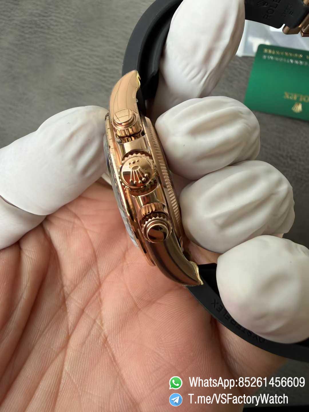 VSF Watch Daytona 126515LN V2 Gain Weight 137g Chocolate and Black Dial Black Cerachrom Bezel Oysterflex Strap DanDong 4131 Movement 05 VSF Watch Daytona 126515LN V2 Gain Weight 137g Chocolate and Black Dial Black Cerachrom Bezel Oysterflex Strap DanDong 4131 Movement 05